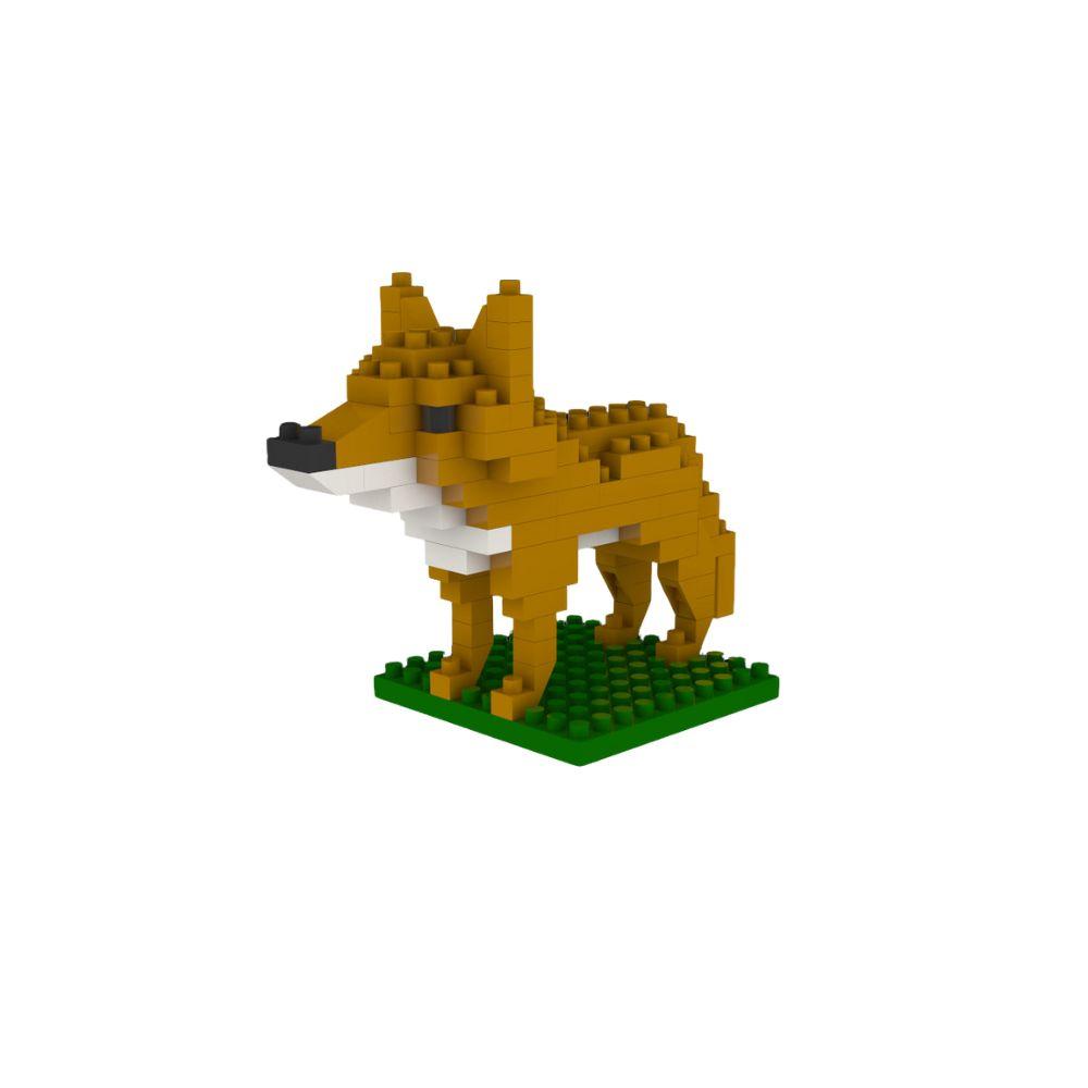 Desert wildlife mini block mystery set option 1 - Coyote