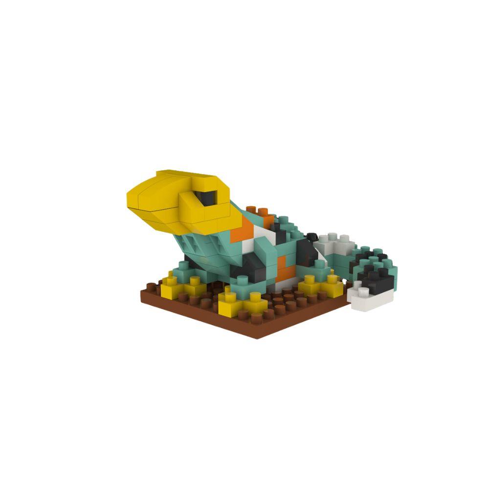 Desert wildlife mini block mystery set option 10 - Collared Lizard