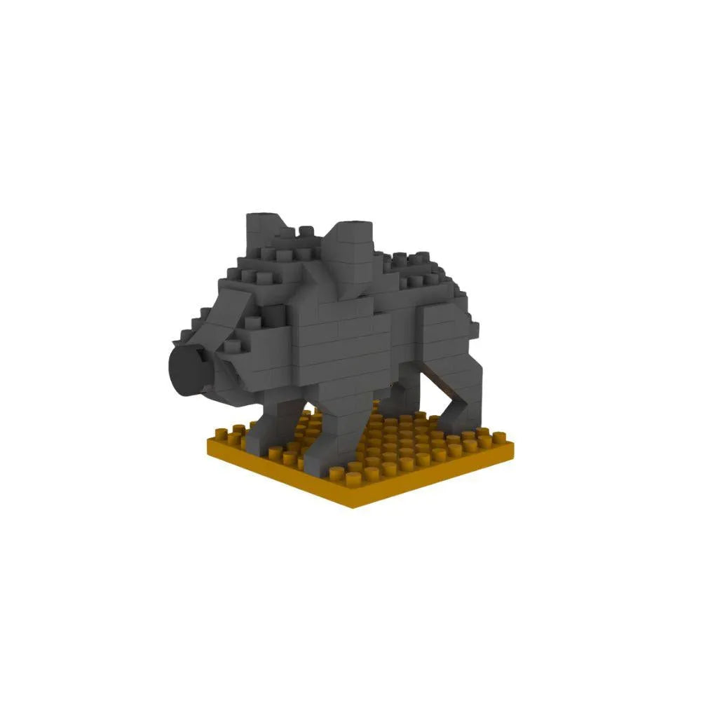 Desert wildlife mini block mystery set option 11 - Javalina