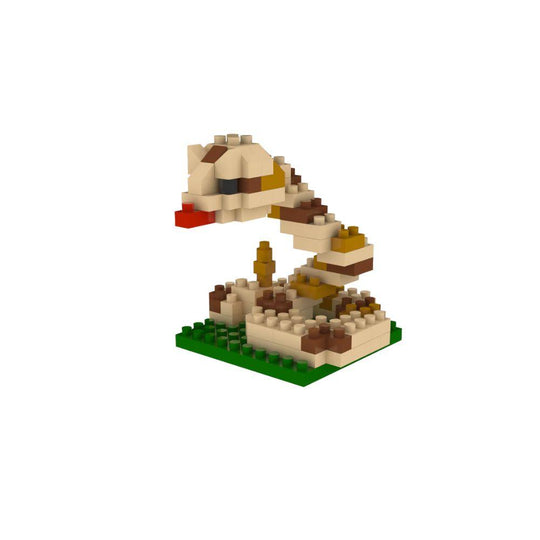 Desert wildlife mini block mystery set option 6 - Rattlesnake
