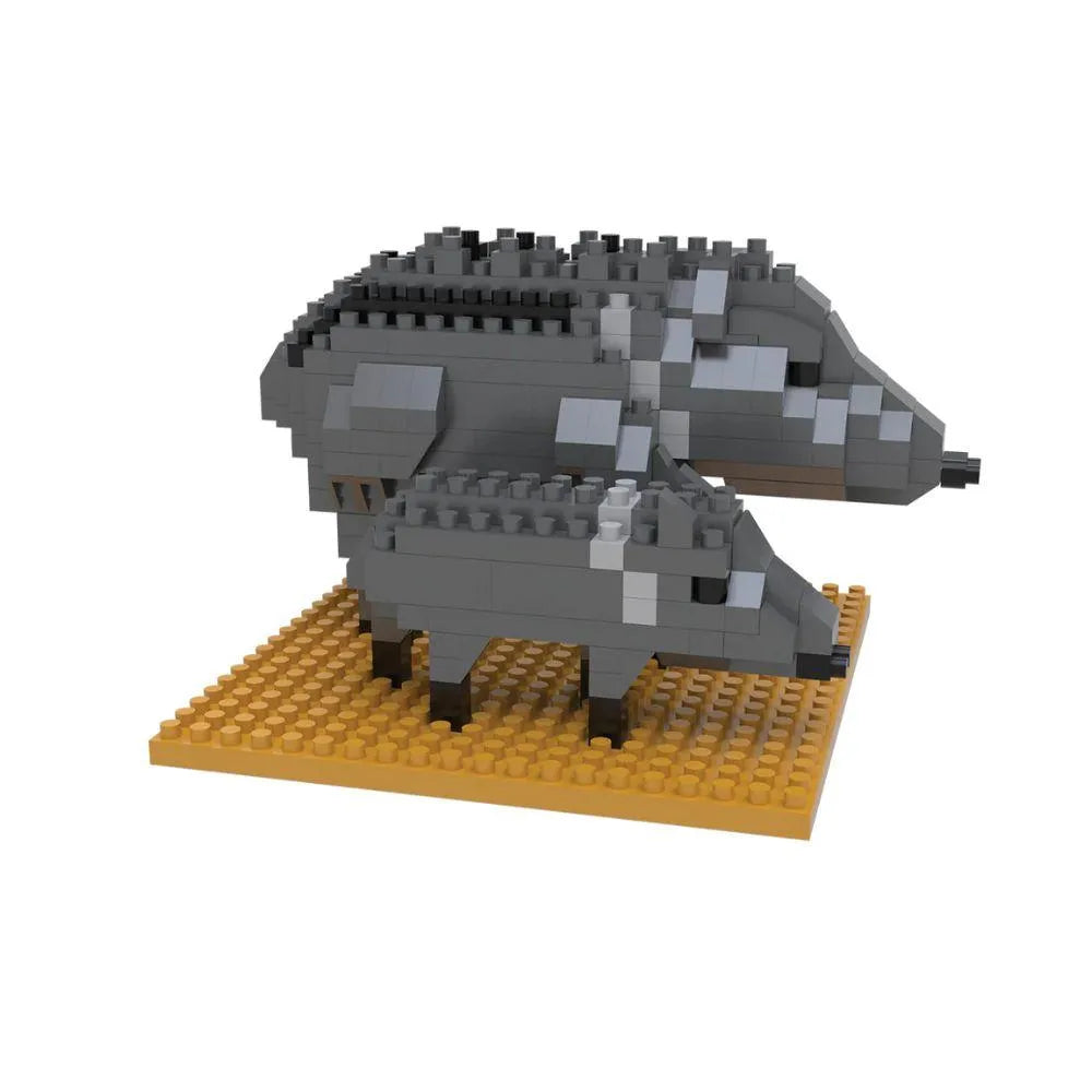 Javelina & Baby Mini Block Set