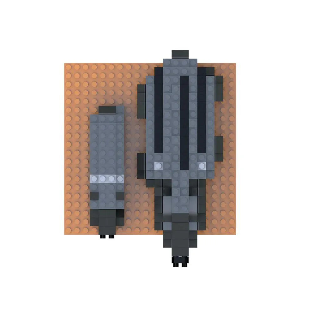 Javelina & Baby Mini Block Set