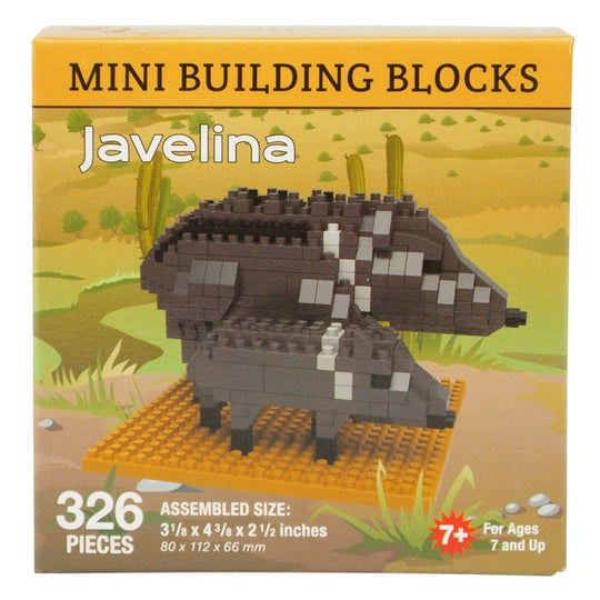 Javelina & Baby Mini Block Set