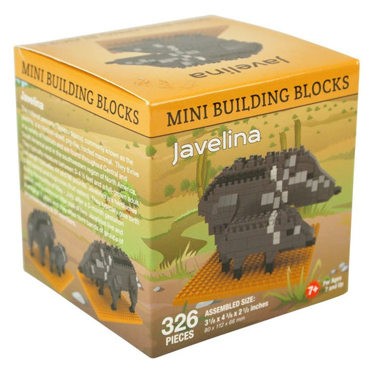 Javelina & Baby Mini Block Set