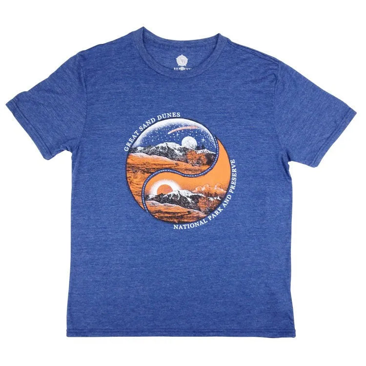 Great Sand Dunes National Park T-Shirt - Day/Night front view