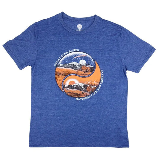 Great Sand Dunes National Park T-Shirt - Day/Night front view