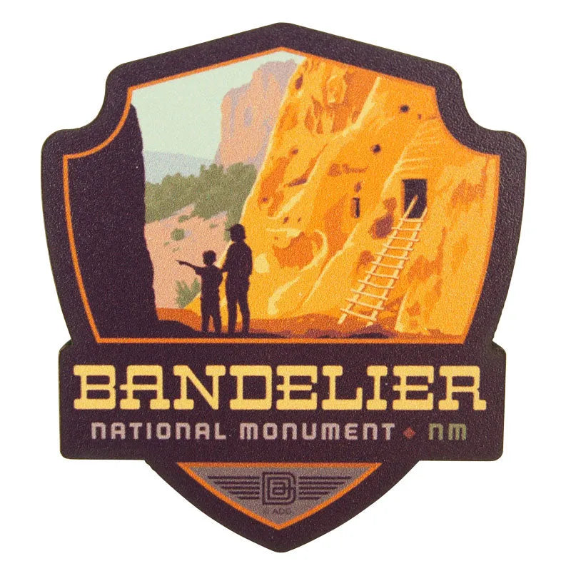 Bandelier National Monument Magnet - ADG Badge Graphic