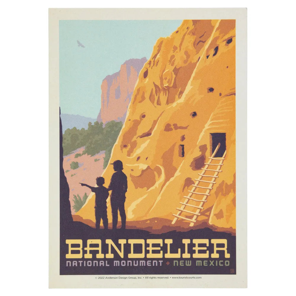 Bandelier National Monument Postcard - ADG Cavate