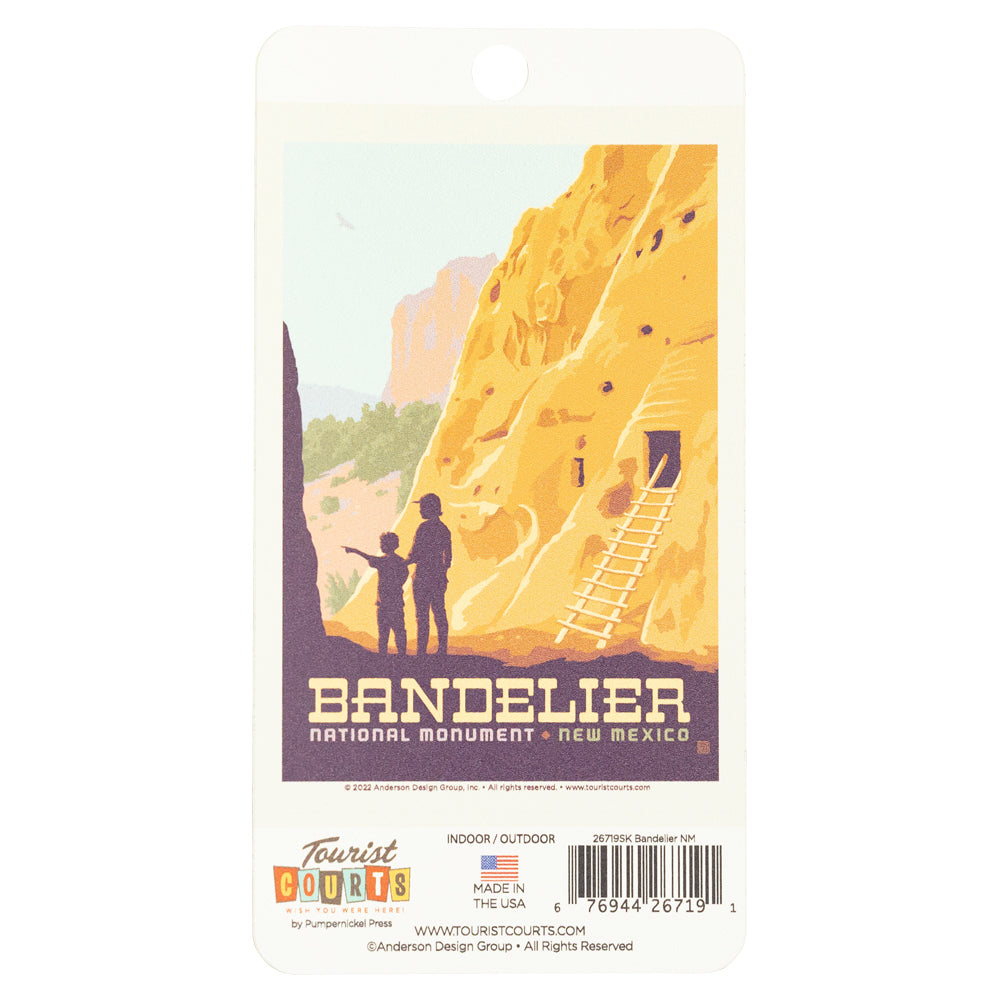 Bandelier National Monument Sticker - ADG Graphic on a white background