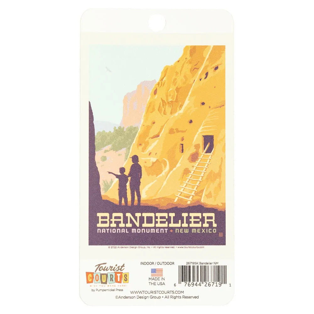 Bandelier National Monument Sticker - ADG Graphic on a white background
