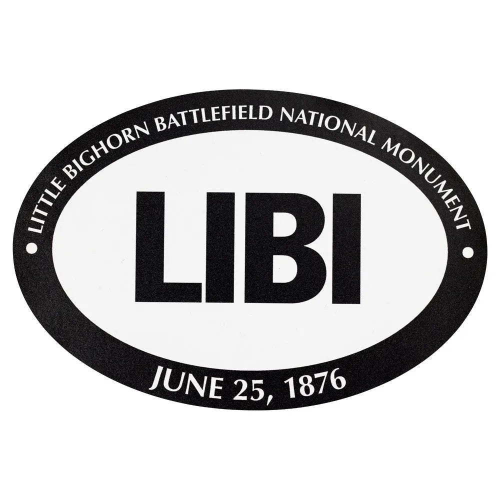Little Bighorn Battlefield Sticker - Euro Oval