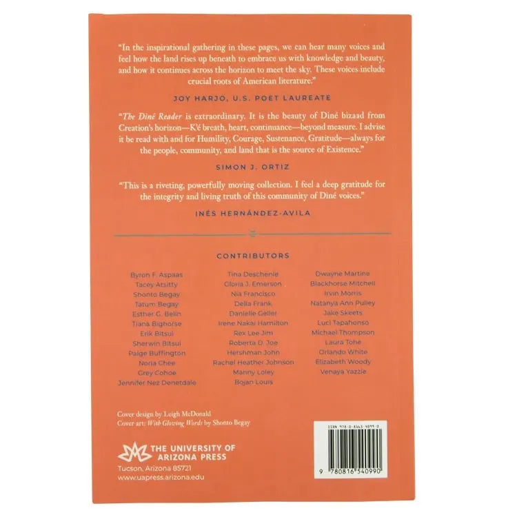 The Diné Reader: An Anthology of Navajo Literature back cover