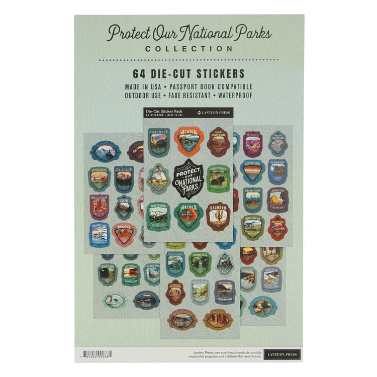 Protect Our National Parks Sticker Set