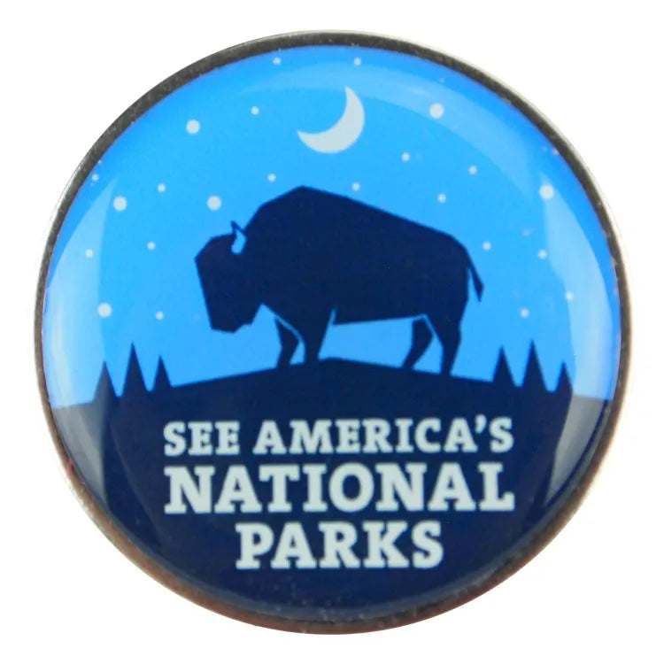 See America's National Parks Night Pin