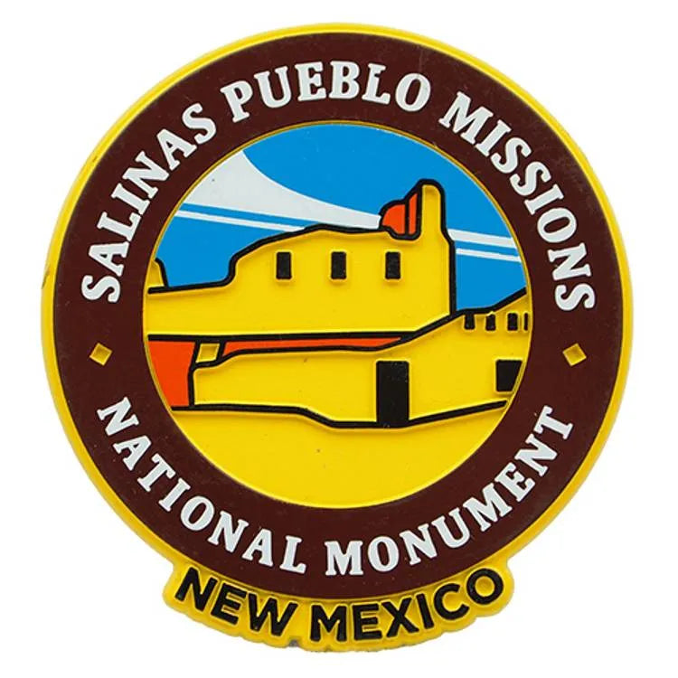 Salinas Pueblo Missions National Monument Flex Magnet - Round Logo