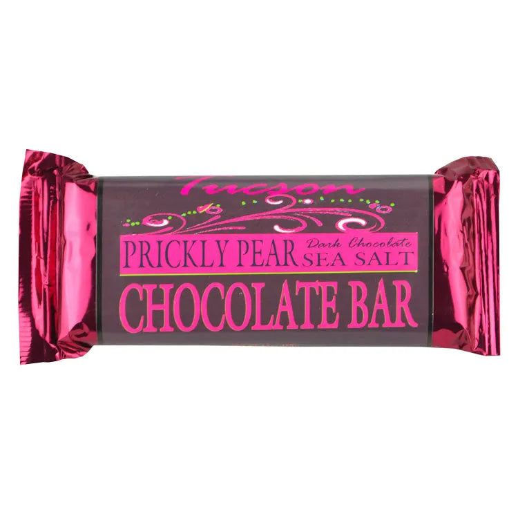 Prickly Pear Sea Salt Dark Chocolate Bar