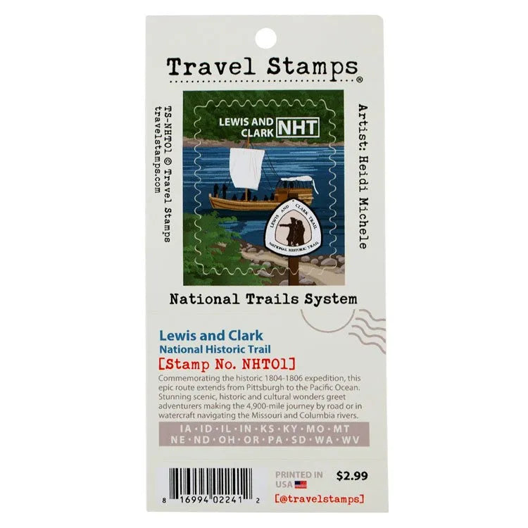 Lewis & Clark National Hist. Trail Travel Stamp