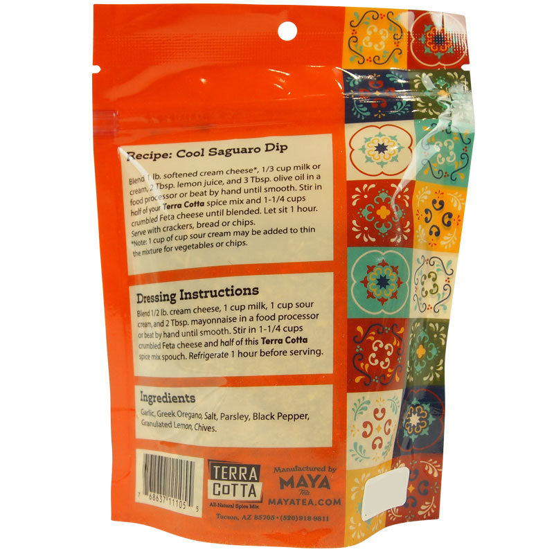 Terra Cotta Cool Saguaro Dip Spice Mix