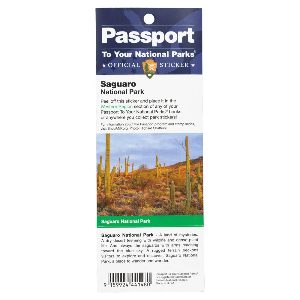 Saguaro National Park Official Passport Sticker