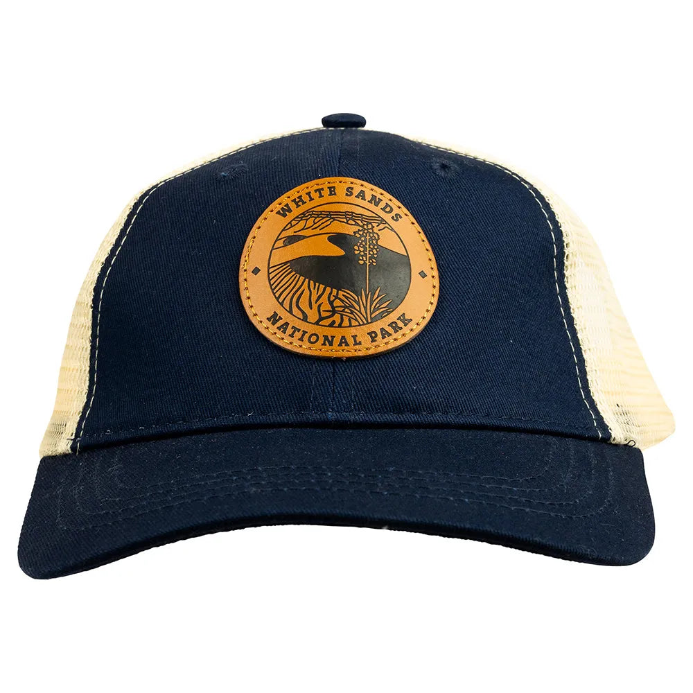White Sands National Park Mesh-Back Cap - Leather Patch