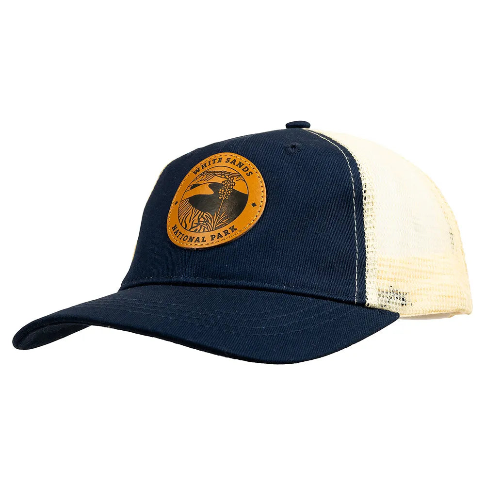 White Sands National Park Mesh-Back Cap - Leather Patch