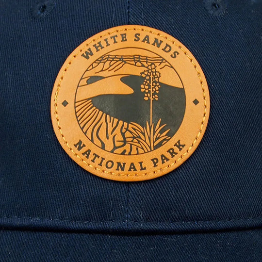 White Sands National Park Mesh-Back Cap - Leather Patch
