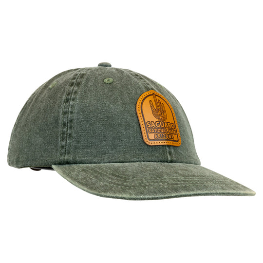 Saguaro National Park Cap - Leather Logo