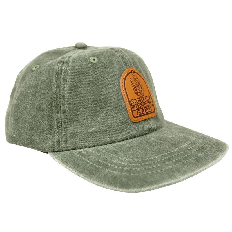 Saguaro National Park Cap - Leather Logo