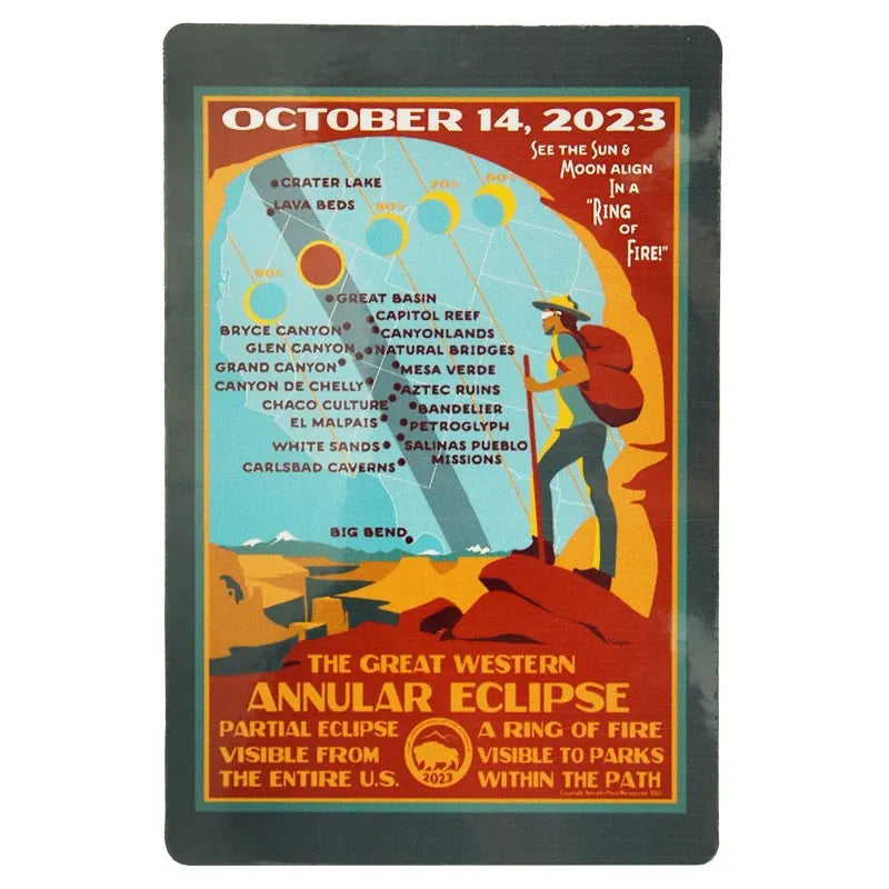 Great Western Annular Eclipse Sticker