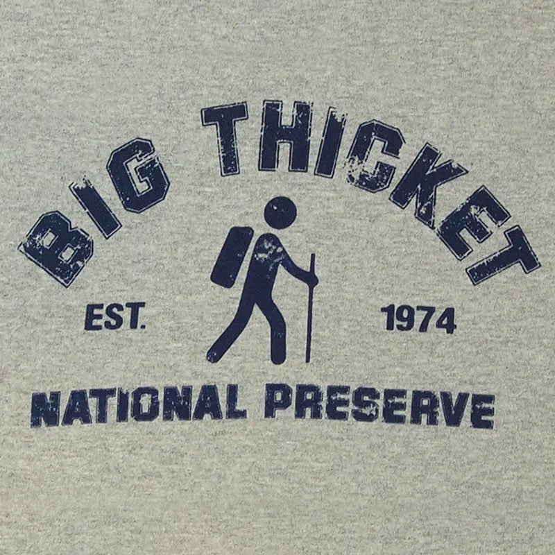 Big Thicket National Preserve T-Shirt - Collegiate Front Close Up