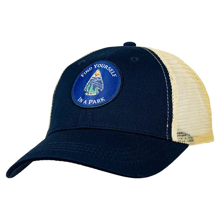 Find Yourself in a Park Mesh-Back Cap Facing Left