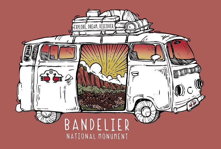 Bandelier National Monument Van Tour T-Shirt