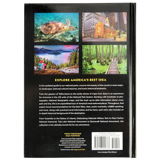 National Geographic Complete National Parks of the United States 3rd Ed back cover