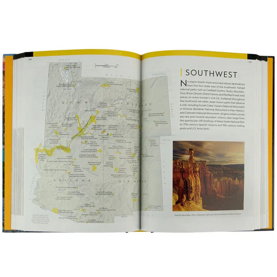Interior page featuring park of the Southwest
