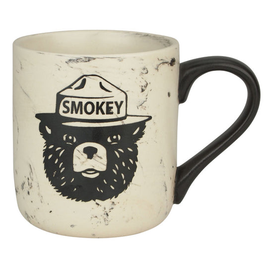 Smokey Bear Marbled Mug