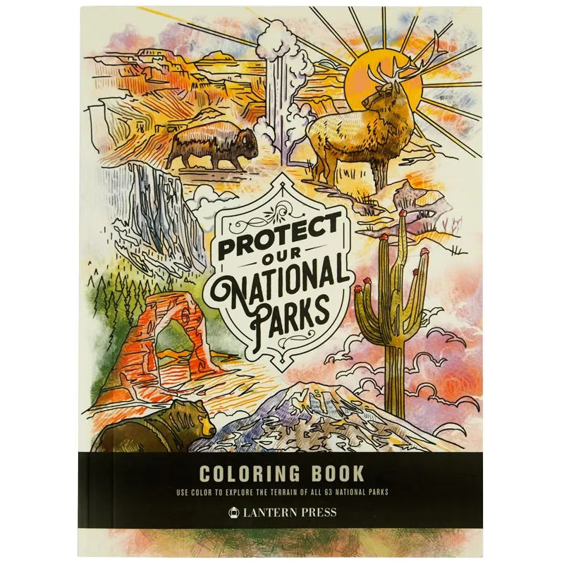Protect Our National Parks Coloring Book front cover