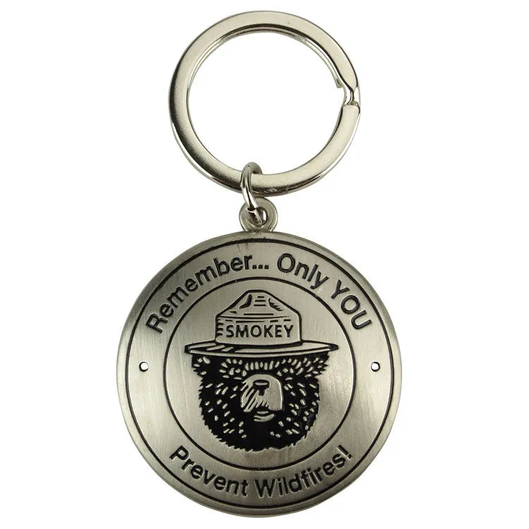 Smokey Bear Benchmark Keychain