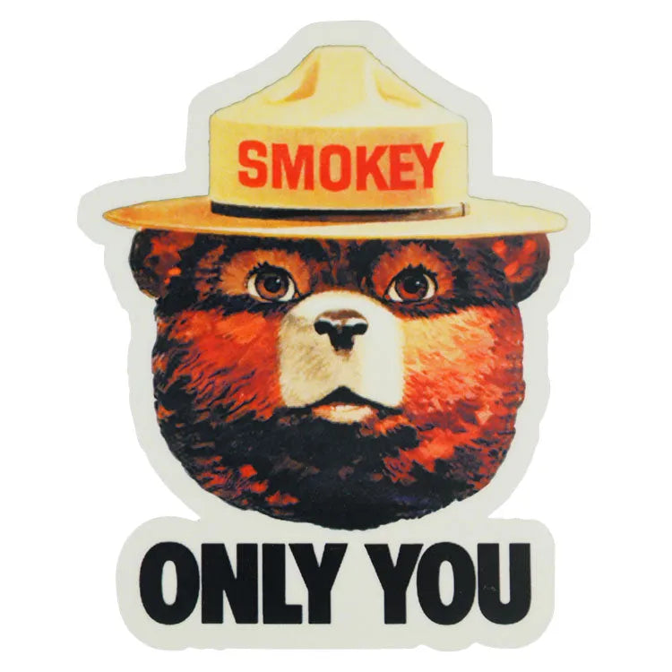 Smokey Bear Sticker - Portrait