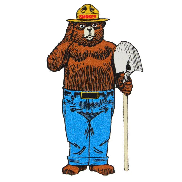 Smokey Bear Sticker - Shovel Ready