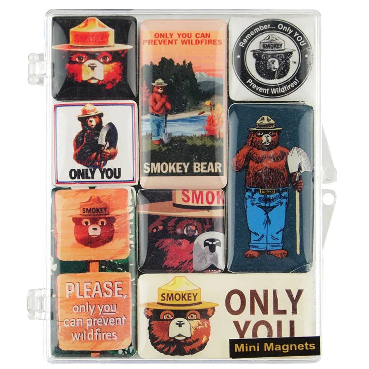 Smokey Bear Mini Magnet Set - WNP | National Park Store