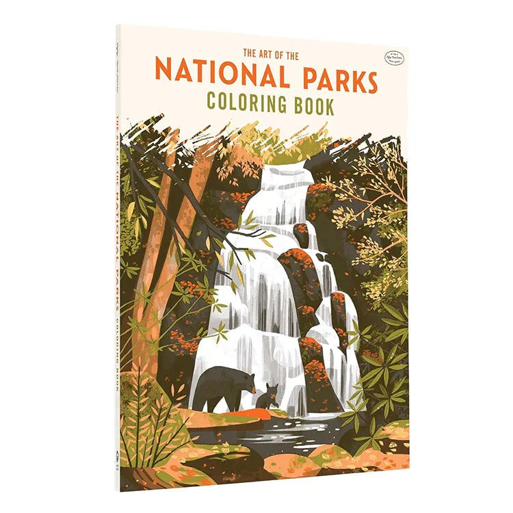 Art of the National Parks Coloring Book front cover