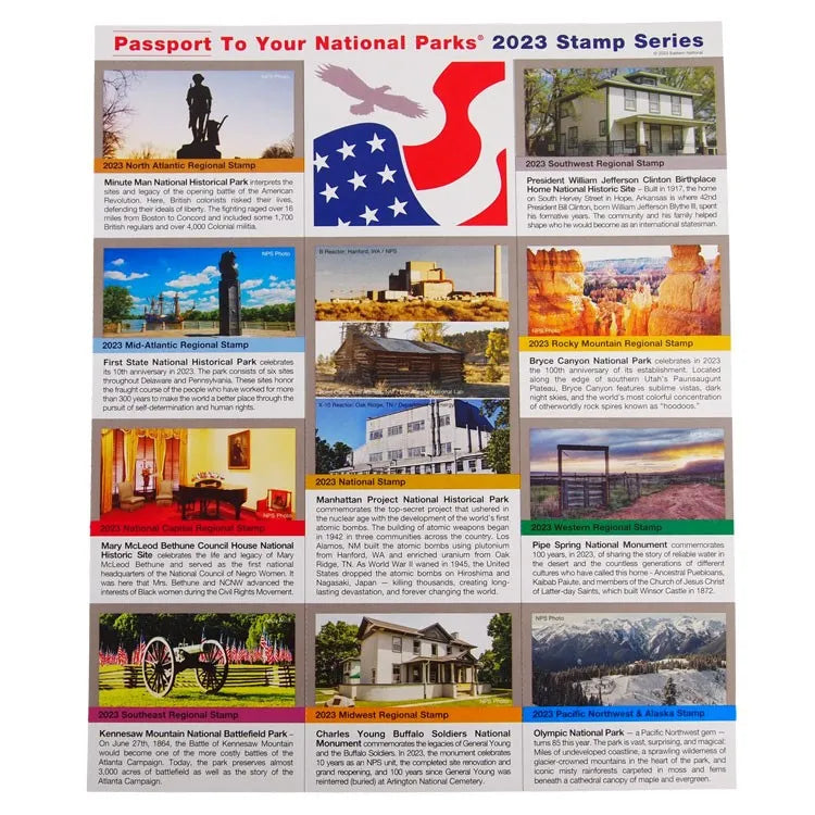 2023 Passport To Your National Parks® Stamp Set - WNP