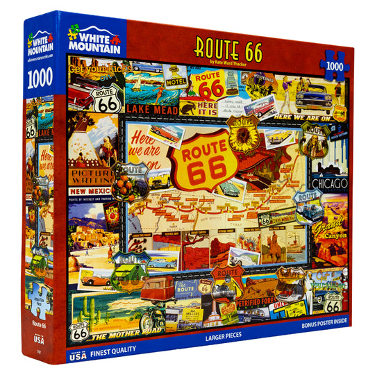 Route 66 Icons Puzzle | WNPA - Orders Over $59 Ship Free - Western ...