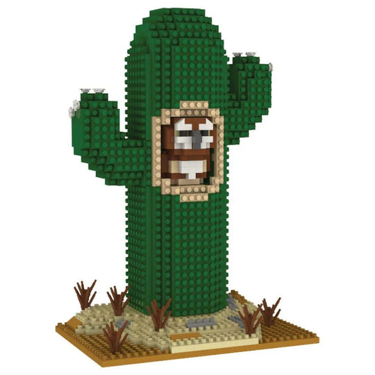 Saguaro with Owl Mini Block Set