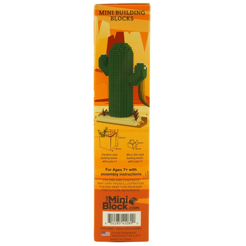 Saguaro with Owl Mini Block Set