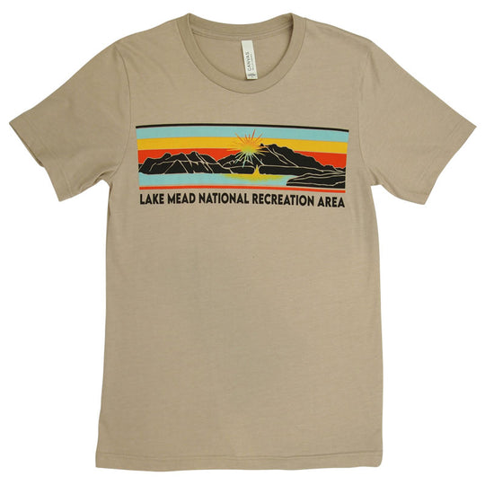 Lake Mead National Rec. Area Retro Stipe T-Shirt