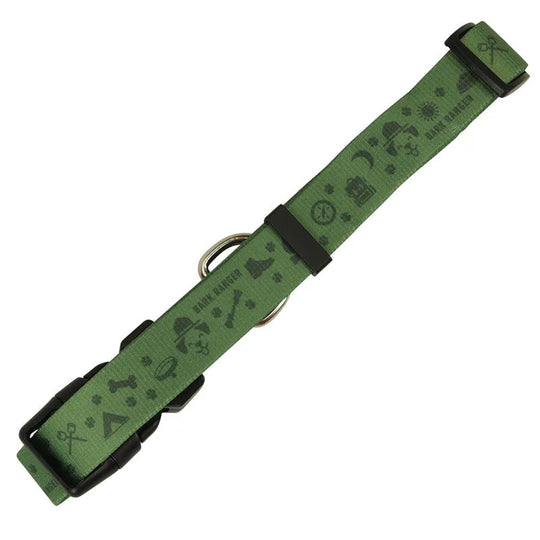 Bark Ranger Dog Collar Back