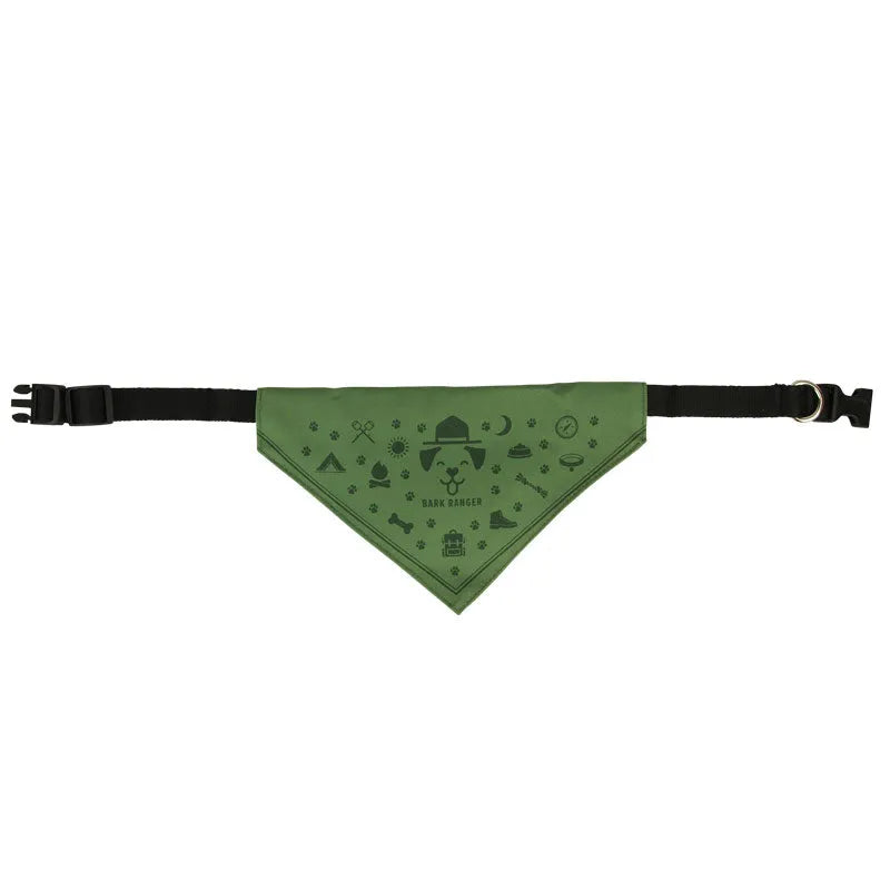 Bark Ranger Bandana on collar