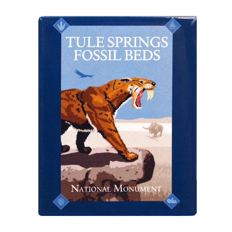 Tule Springs Fossil Beds National Monument Magnet - Rectangular Logo