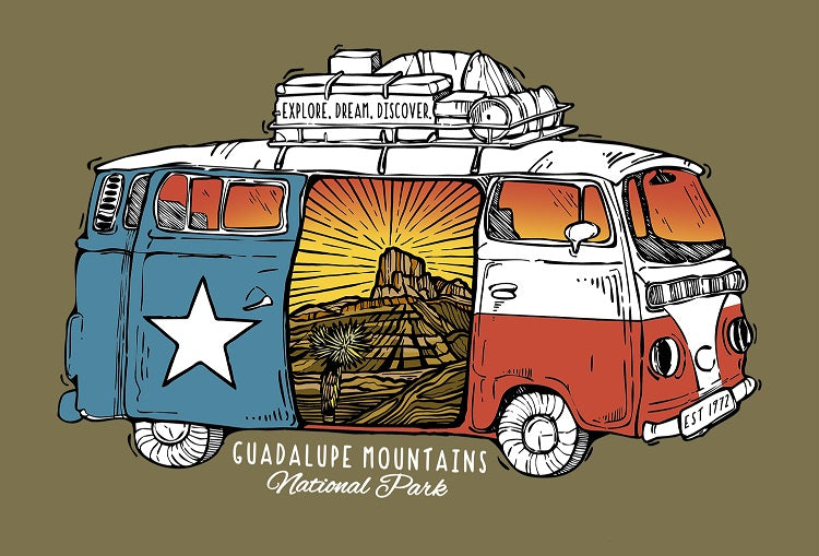 Guadalupe Mountains National Park Van Tour T-Shirt